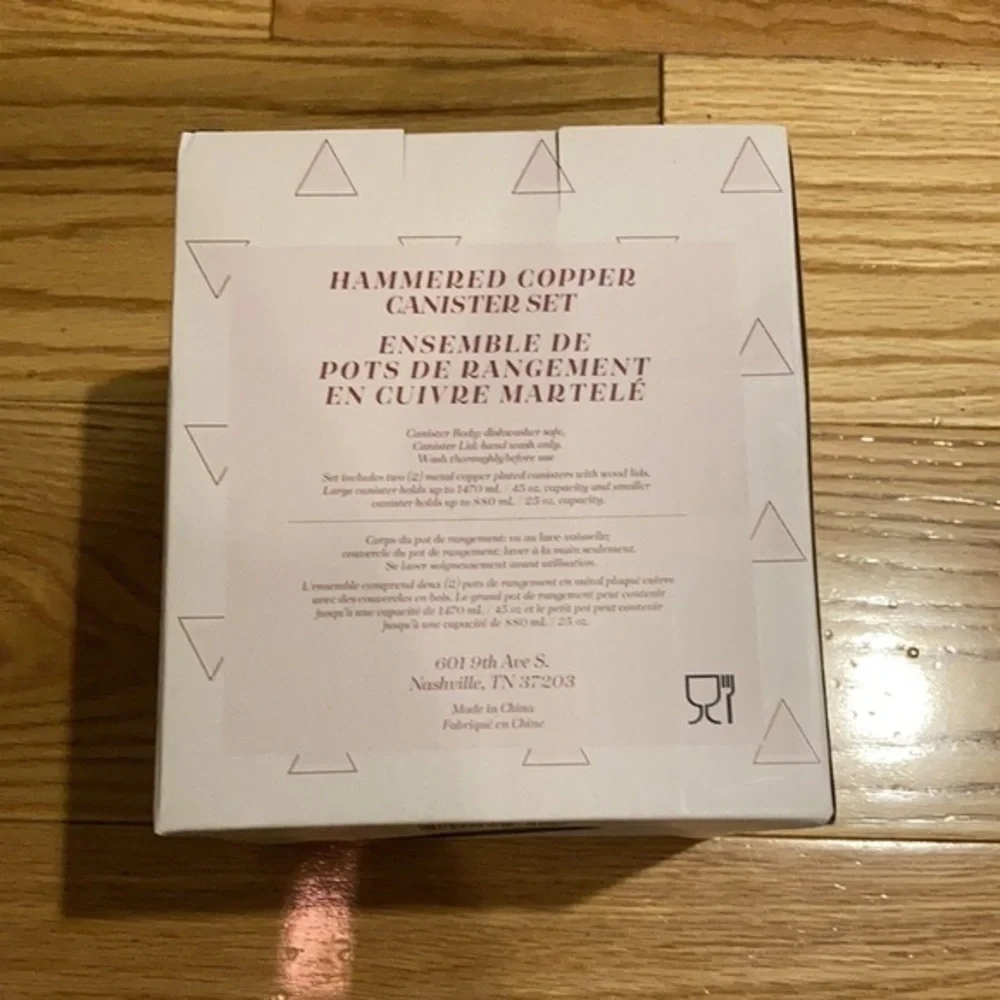 New Uncommon James Copper Canister Set - Picture 7 of 8